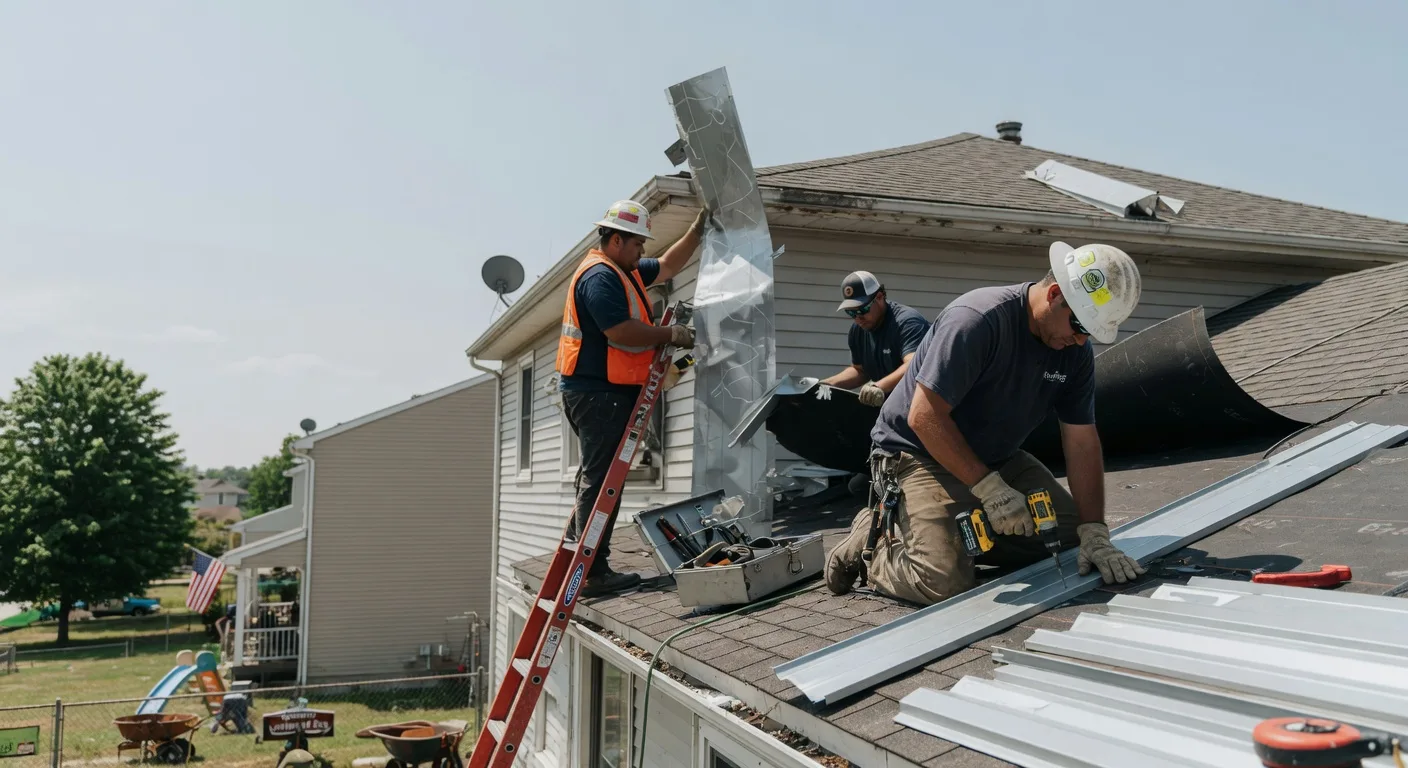 Storm Damage Metal Roof Repair in Medicine Bow, WY